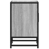 Bedside Cabinets 2 pcs Grey Sonoma 40x31x50 cm Engineered Wood and Metal 848716