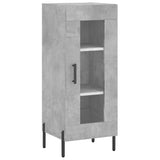 Highboard Concrete Grey 34,5x34x180 cm Engineered Wood 3199437