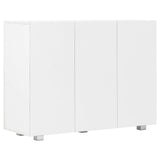 Sideboard High Gloss White 107x35x80.5 cm 283718