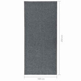 Dirt Trapper Carpet Runner 100x250 cm Grey 327177