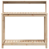 Potting Table with Shelves 108x50x109.5 cm Solid Wood Pine 832412