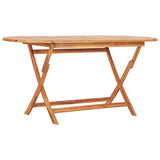 Outdoor Dining Set Natural Teak Smooth sanded teak hardwood 3059969