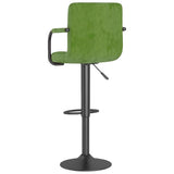 Bar Stool Light Green Velvet 334650
