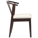 Dining Chair 2 pcs Light Brown and Light Solid Rubberwood 42020393