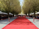 Exhibition Carpet Plain 1x12 m Red 30080