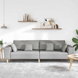 Fabric Sofa with Cushion Cloud Grey 208 cm Fabric 3335151