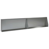 Retaining Wall 2 pcs 100 x 12 x 40 cm Galvanised Steel Silver 8015148