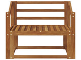 Outdoor Sofa Solid Acacia Wood Natural 3436246