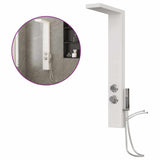 Shower Panel System Aluminium White 151415