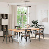 Dining Table Legs White 2 pcs 100x cm Steel 4013321