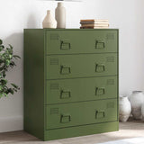 Sideboard Olive Green 67x39x83 cm Steel 841683