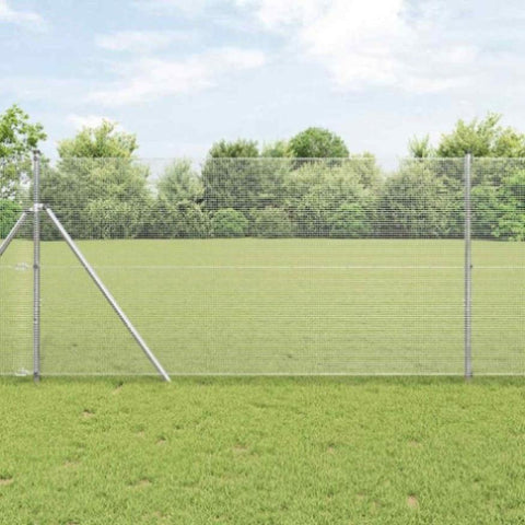 Welded Wire Fence Silver 1 x 50 m Steel 42004961