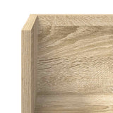 Wall Shelves 2 pcs Sonoma Oak 100x16.5x16.5 cm Engineered Wood 860042