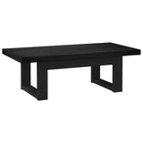 Coffee Table NOAIN Black 119 x 60 x 40 cm Solid Pine Wood 42020913