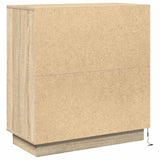 LED Sideboard for Sonoma Oak 71 x 34.5 x 75 cm Engineered Wood 869644