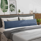 Sofa Pillows 2 pcs Blue 200 x 40 cm Corduroy Fabric 42013906