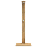 Outdoor Shower 219 cm Solid Acacia Wood and Stainless Steel 903117