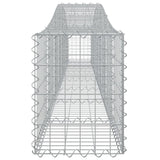 Arched Gabion Basket 400x30x40/60 cm Galvanised Iron 153402