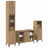 Bathroom Furniture Set 3 pcs Artisan Oak Engineered wood 3415945