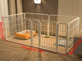 Dog Playpen Indoor Safe Play Dog Fence Heavy Duty Dog Pen for Small Medium Dogs 40848486