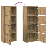 Bookcase Artisan Oak 40x24x102 cm Engineered Wood 860381