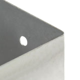Post Anchors 4 pcs Galvanised Metal 121 mm 145451