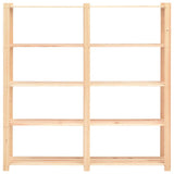 5-Tier Storage Rack 170x38x170 cm Solid Pinewood 500 kg 286198
