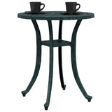 Garden Table Green 48x53 cm Cast Aluminium 4002826