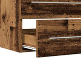 Bathroom Sink Cabinet Old Wood 80x38.5x48 cm Engineered Wood 862533