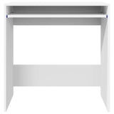 Desk with Drawer White 77.5 x 43 x 79 cm Engineered Wood 869514