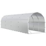 Chicken Coop Silver 800 x 200 x 200 cm Galvanised Steel 3434688