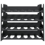 Wine Rack for 24 Bottles PP Stackable 154978