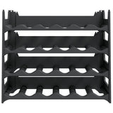Wine Rack for 24 Bottles PP Stackable 154978