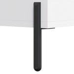 Highboard White 69.5x32.5x180 cm Engineered Wood 3189581