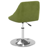 Swivel Dining Chairs 2 pcs Light Green Velvet 335285