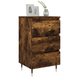 Bedside Cabinets 2 pcs Smoked Oak 40x35x69 cm Engineered Wood 826919