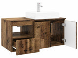 Bathroom Furniture Set 2 pcs Old Wood Engineered Wood 3404062