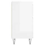 Sideboards 2 pcs High Gloss White 40x35x70 cm Engineered Wood 831153