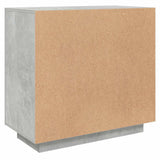 Sideboard Concrete Grey 80x40x75 cm Engineered Wood 811821