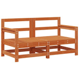 Garden Lounge Set 6 pcs Wax Brown Solid Pine Wood 3418127