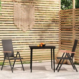 Garden Dining Set Black 3099119