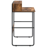 Desk with Storage Smoked Oak 100 x 50 x 91 cm 8008028