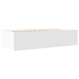 Bed Frame with Storage White 80 x 200 cm Engineered Wood 3429645