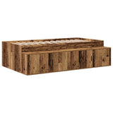 Storage Bed Frame Old wood 80 x 200 cm Engineered wood 3335203