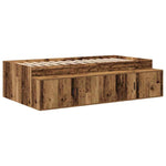 Storage Bed Frame Artisan oak 75 x 190 cm Engineered wood 3335220