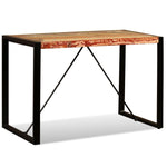 ZNTS Dining Table Solid Reclaimed Wood 120 cm 243998