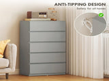 Chest of Drawers, 5-Drawer Storage Cabinets, Modern Dresser, Storage Drawer Unit for Bedroom T3398P555861