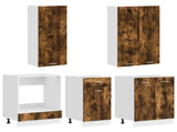 Kitchen Unit LYON 5 pcs Smoked Oak Engineered Wood 3438231