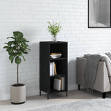 Sideboard Black 34.5x32.5x90 cm Engineered Wood 828741
