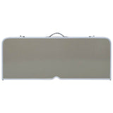 Folding Camping Table with 4 Seats Steel Aluminium 47686
